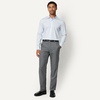 Amazon Essentials Men’s Regular Fit Stretch Wrinkle Free Spread Collar Dress Shirt(Light Blue)