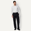 Amazon Essentials Men’s Regular Fit Stretch Wrinkle Free Spread Collar Dress Shirt(White)