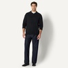 Amazon Essentials Men’s Regular-Fit Cotton Blend V-Neck Sweater(Black)
