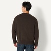 Amazon Essentials Men’s Regular-Fit Cotton Blend V-Neck Sweater(Charcoal Heather)