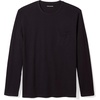 Amazon Essentials Men’s Regular-Fit Crewneck Long-Sleeve T-Shirt, Casual Cotton Jersey(Black)
