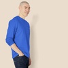 Amazon Essentials Men’s Regular-Fit Crewneck Long-Sleeve T-Shirt, Casual Cotton Jersey(Bright Blue)