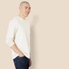 Amazon Essentials Men’s Regular-Fit Crewneck Long-Sleeve T-Shirt, Casual Cotton Jersey(Oatmeal Heather)