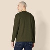 Amazon Essentials Men’s Regular-Fit Crewneck Long-Sleeve T-Shirt, Casual Cotton Jersey(Olive Heather)