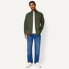 Amazon Essentials Men’s Regular-Fit Long Sleeve Linen Blend Shirt(Dark Olive)