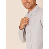 Amazon Essentials Men’s Regular-Fit Long Sleeve Oxford Shirt, 100% Cotton(Grey)