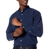 Amazon Essentials Men’s Regular-Fit Long Sleeve Oxford Shirt, 100% Cotton(Navy)