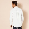 Amazon Essentials Men’s Regular-Fit Long Sleeve Oxford Shirt, 100% Cotton(White)
