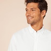 Amazon Essentials Men’s Regular-Fit Long Sleeve Oxford Shirt, 100% Cotton(White)