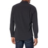 Amazon Essentials Men’s Regular-Fit Long-Sleeve Casual Poplin Shirt, Button Front, Business Casual, Collared(Black)