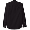 Amazon Essentials Men’s Regular-Fit Long-Sleeve Casual Poplin Shirt, Button Front, Business Casual, Collared(Black)