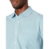 Amazon Essentials Men’s Regular-Fit Long-Sleeve Casual Poplin Shirt, Button Front, Business Casual, Collared(Blue Green Checked)