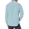 Amazon Essentials Men’s Regular-Fit Long-Sleeve Casual Poplin Shirt, Button Front, Business Casual, Collared(Blue Green Gingham)