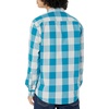Amazon Essentials Men’s Regular-Fit Long-Sleeve Casual Poplin Shirt, Button Front, Business Casual, Collared(Blue White Buffalo Plaid)