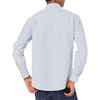Amazon Essentials Men’s Regular-Fit Long-Sleeve Casual Poplin Shirt, Button Front, Business Casual, Collared(Blue White Vertical Stripe)