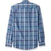Amazon Essentials Men’s Regular-Fit Long-Sleeve Casual Poplin Shirt, Button Front, Business Casual, Collared(Denim Large Plaid)