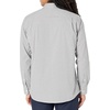 Amazon Essentials Men’s Regular-Fit Long-Sleeve Casual Poplin Shirt, Button Front, Business Casual, Collared(Grey Gingham)