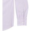 Amazon Essentials Men’s Regular-Fit Long-Sleeve Casual Poplin Shirt, Button Front, Business Casual, Collared(Lavender/White Stripe)