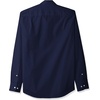 Amazon Essentials Men’s Regular-Fit Long-Sleeve Casual Poplin Shirt, Button Front, Business Casual, Collared(Navy)
