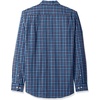 Amazon Essentials Men’s Regular-Fit Long-Sleeve Casual Poplin Shirt, Button Front, Business Casual, Collared(Navy Plaid)