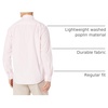 Amazon Essentials Men’s Regular-Fit Long-Sleeve Casual Poplin Shirt, Button Front, Business Casual, Collared(Pink)