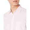 Amazon Essentials Men’s Regular-Fit Long-Sleeve Casual Poplin Shirt, Button Front, Business Casual, Collared(Pink)
