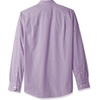 Amazon Essentials Men’s Regular-Fit Long-Sleeve Casual Poplin Shirt, Button Front, Business Casual, Collared(Purple White Gingham)