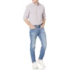 Amazon Essentials Men’s Regular-Fit Long-Sleeve Casual Poplin Shirt, Button Front, Business Casual, Collared(Red/White/Blue Plaid)