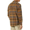 Amazon Essentials Men’s Regular-Fit Long-Sleeve Flannel Shirt, Button-Up Cotton Twill, Double Chest Pockets(Tobacco Brown Plaid)