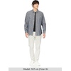 Amazon Essentials Men’s Regular-Fit Long-Sleeve Lightweight Cotton Chambray Shirt with Pockets(Grey)