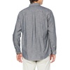 Amazon Essentials Men’s Regular-Fit Long-Sleeve Lightweight Cotton Chambray Shirt with Pockets(Grey)