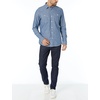 Amazon Essentials Men’s Regular-Fit Long-Sleeve Lightweight Cotton Chambray Shirt with Pockets(Rinsed)