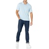 Amazon Essentials Men’s Regular-Fit Quick-Dry Golf Polo Shirt – Discontinued Colors(Light Blue)