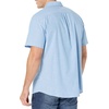 Amazon Essentials Men’s Regular-Fit Short-Sleeve Button-Down Chambray Shirt(Light Blue)