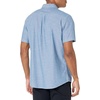 Amazon Essentials Men’s Regular-Fit Short-Sleeve Button-Down Chambray Shirt(Medium Blue)