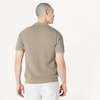 Amazon Essentials Men’s Regular-Fit Short-Sleeve Knit Polo Sweater, Breathable Cotton Nylon(Mushroom Brown)