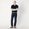 Amazon Essentials Men’s Regular-Fit Short-Sleeve Knit Polo Sweater, Breathable Cotton Nylon(Navy)