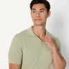 Amazon Essentials Men’s Regular-Fit Short-Sleeve Knit Polo Sweater, Breathable Cotton Nylon(Sage Green)