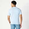 Amazon Essentials Men’s Regular-Fit Short-Sleeve Knit Polo Sweater, Breathable Cotton Nylon(Sky Blue)
