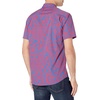 Amazon Essentials Men’s Regular-Fit Short-Sleeve Poplin Shirt, Collared, Washed(Red/Blue  Floral)