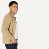 Amazon Essentials Men’s Relaxed-Fit Collared Cardigan Sweater(Camel Heather)