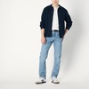 Amazon Essentials Men’s Relaxed-Fit Collared Cardigan Sweater(Navy)