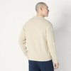 Amazon Essentials Men’s Relaxed-Fit Collared Cardigan Sweater(Sand Heather)