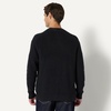 Amazon Essentials Men’s Relaxed-Fit Cotton Blend Cardigan(Black)