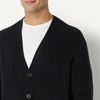 Amazon Essentials Men’s Relaxed-Fit Cotton Blend Cardigan(Black)