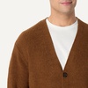 Amazon Essentials Men’s Relaxed-Fit Cotton Blend Cardigan(Caramel Heather)