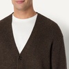 Amazon Essentials Men’s Relaxed-Fit Cotton Blend Cardigan(Charcoal Heather)