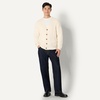 Amazon Essentials Men’s Relaxed-Fit Cotton Blend Cardigan(Oatmeal Heather)