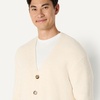 Amazon Essentials Men’s Relaxed-Fit Cotton Blend Cardigan(Oatmeal Heather)