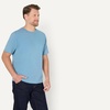 Amazon Essentials Men’s Relaxed-Fit Heavyweight Cotton Pocket T-Shirt(Dusty Blue)